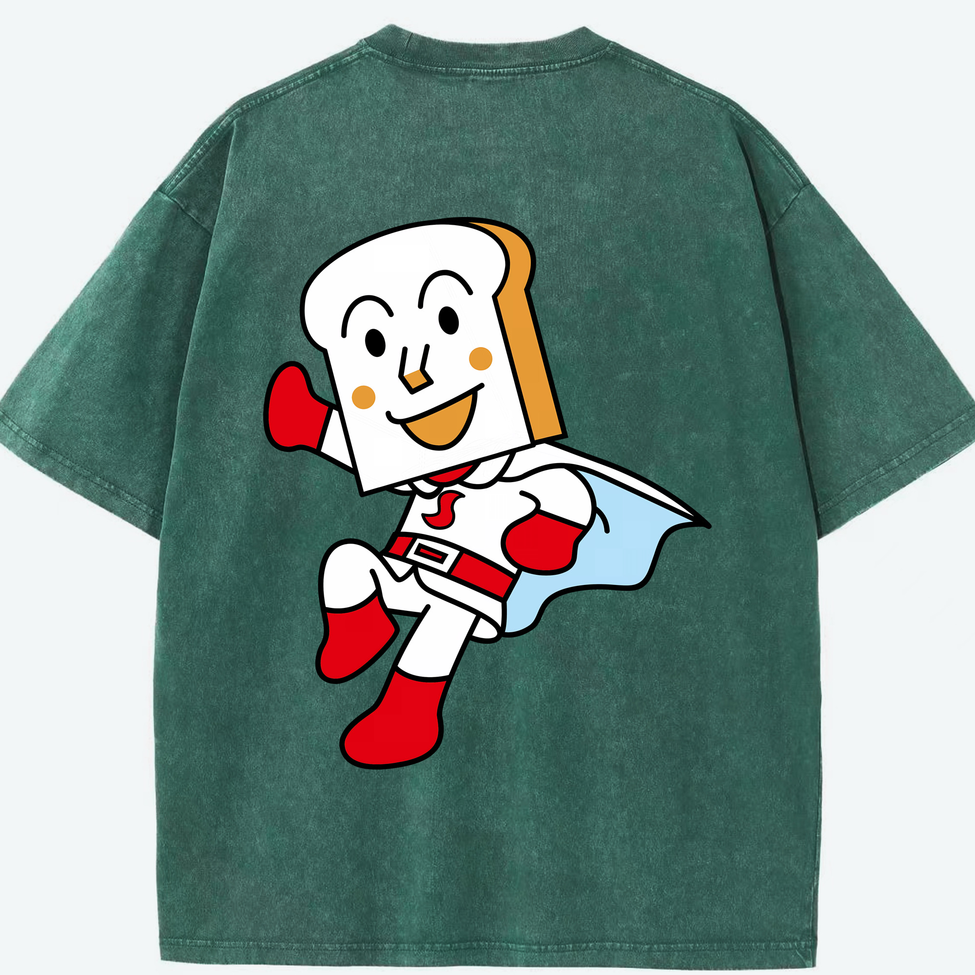 （画像用） アンパンマン Anpanman 綿100% ヴィンテージ風 半袖Tシャツ（背面プリント）